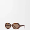 Mini Oval Slim Sunglasses