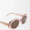 Mini Oval Slim Sunglasses