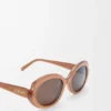 Mini Oval Slim Sunglasses