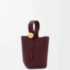 Mini Pebble Bucket in Smooth Calfskin