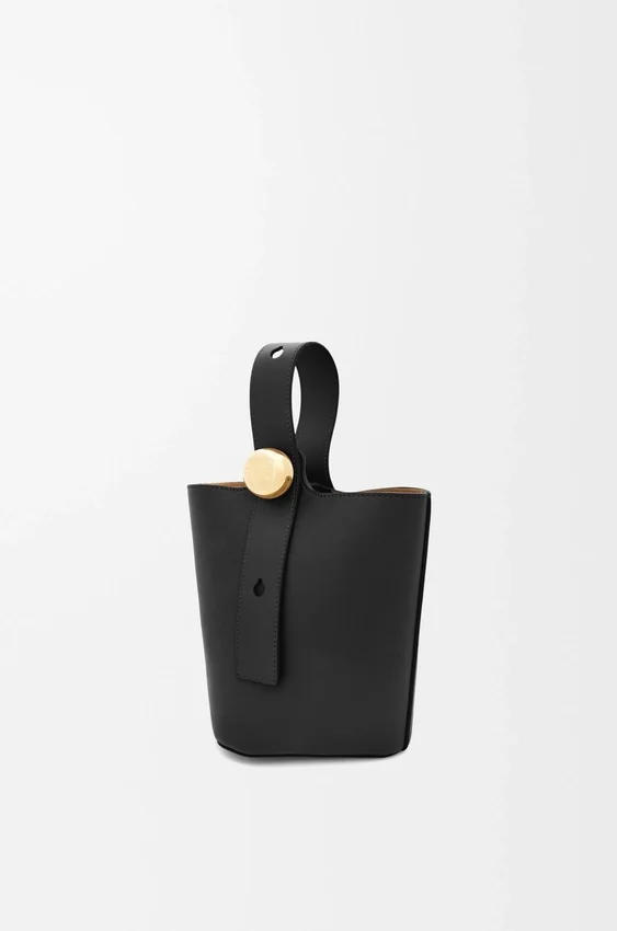 Mini Pebble Bucket in Smooth Calfskin Mini Pebble Bucket in Smooth Calfskin
