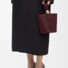 Mini Pebble Bucket in Smooth Calfskin