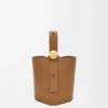Mini Pebble Bucket in Smooth Calfskin
