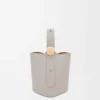 Mini Pebble Bucket in Smooth Calfskin