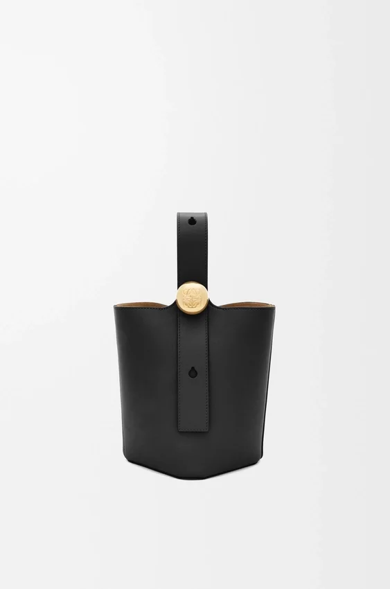 Mini Pebble Bucket in Smooth Calfskin Mini Pebble Bucket in Smooth Calfskin