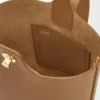 Mini Pebble Bucket in Smooth Calfskin