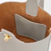 Mini Pebble Bucket in Smooth Calfskin