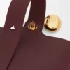 Mini Pebble Bucket in Smooth Calfskin