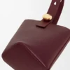 Mini Pebble Bucket in Smooth Calfskin