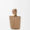Mini Pebble Bucket in Soft Grained Calfskin
