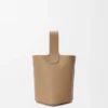 Mini Pebble Bucket in Soft Grained Calfskin