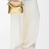 Mini Puzzle Edge Bag in Laminated Lambskin