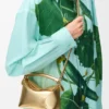 Mini Puzzle Edge Bag in Laminated Lambskin