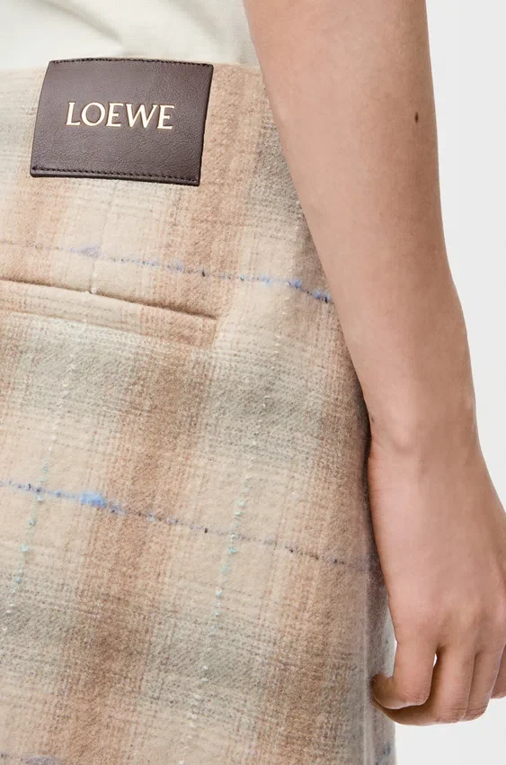 Mini Skirt in Wool and Cashmere Blend Mini Skirt in Wool and Cashmere Blend