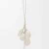 Multi Shell Charm in Leather