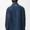 Overshirt in Nappa Lambskin and Cotton