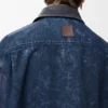 Overshirt in Nappa Lambskin and Cotton