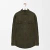 Overshirt in Suede Goatskin
