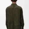 Overshirt in Suede Goatskin