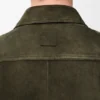 Overshirt in Suede Goatskin