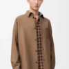 Overshirt in Virgin Wool and Cashmere