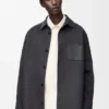 Overshirt in Wool and Cashmere