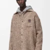 Overshirt in Wool and Llama Blend