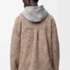 Overshirt in Wool and Llama Blend