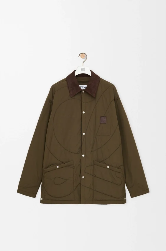 Padded Overshirt in Technical Shell Padded Overshirt in Technical Shell