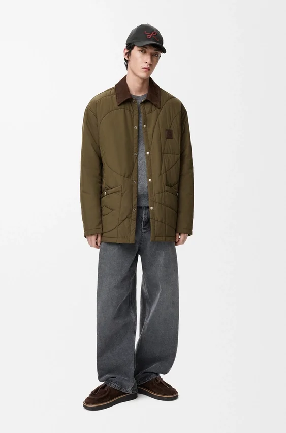 Padded Overshirt in Technical Shell Padded Overshirt in Technical Shell