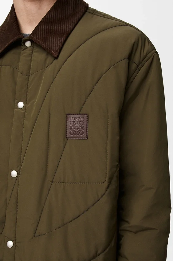 Padded Overshirt in Technical Shell Padded Overshirt in Technical Shell