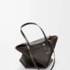 Panta Medium Puzzle Fold Tote in Shiny Calfskin