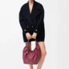 Pebble Peacoat in Wool