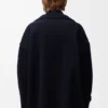 Pebble Peacoat in Wool