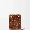 Pebble Pouch in Printed Shearling