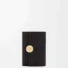 Pebble Small Vertical Wallet in Shiny Nappa Calfskin