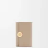 Pebble Small Vertical Wallet in Shiny Nappa Calfskin