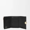 Pebble Small Vertical Wallet in Shiny Nappa Calfskin
