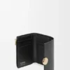 Pebble Small Vertical Wallet in Shiny Nappa Calfskin