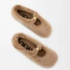 Pebble Soft Ballerina in Shearling