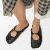 Pebble Soft Mule in Nappa Lambskin