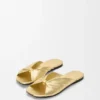 Pebble Soft Slide in Laminated Lambskin