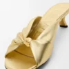 Pebble Soft Slide in Laminated Lambskin