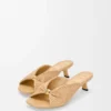 Pebble Soft Slide in Raffia-Effect Fabric