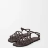 Petal Anagram Sandal in Calfskin