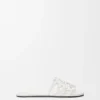 Petal Anagram Slide in Calfskin