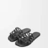Petal Anagram Slide in Calfskin