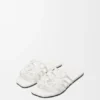 Petal Anagram Slide in Calfskin