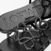 Petal Anagram Slide in Calfskin