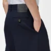 Pleated Shorts in Cotton and Linen
